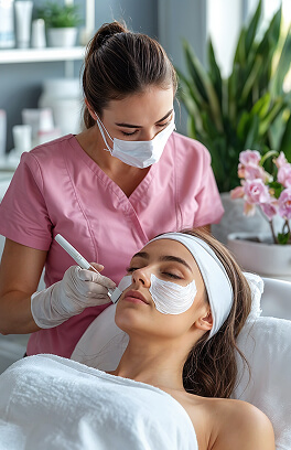 Surgeon preparing for fat grafting